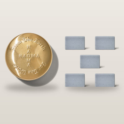 HAOMA Grounding Duo gift set: Temple Balm and Earth Soap 5-Pack