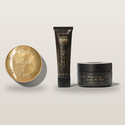 HAOMA Wind-Down Duo gift set: Temple Balm and Night Cream travel size