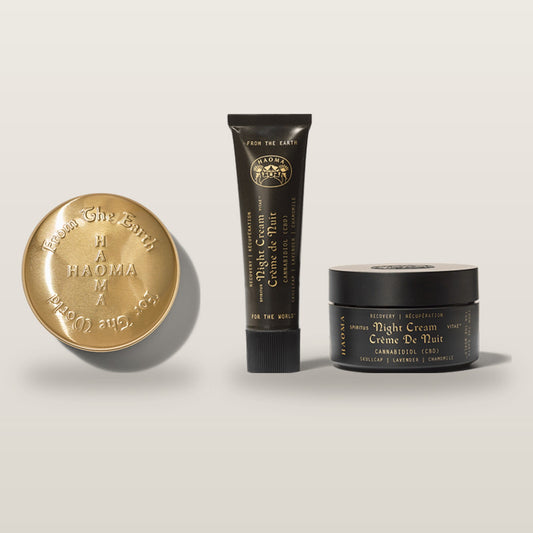 HAOMA Wind-Down Duo gift set: Temple Balm and Night Cream travel size