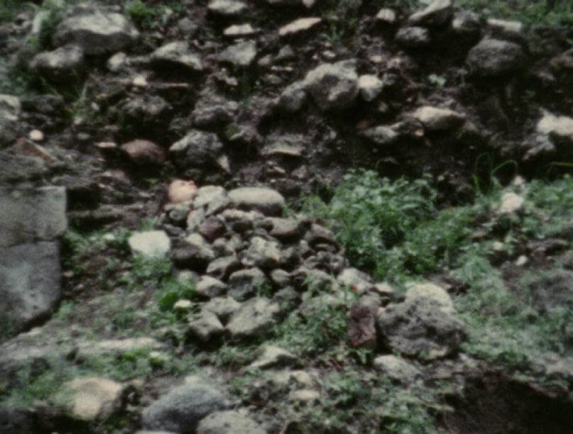 Ana Mendieta, Burial Pyraid , 1974